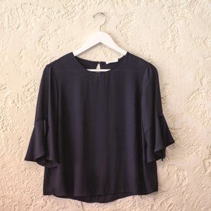 Lush (Nordstrom's) Navy Blouse